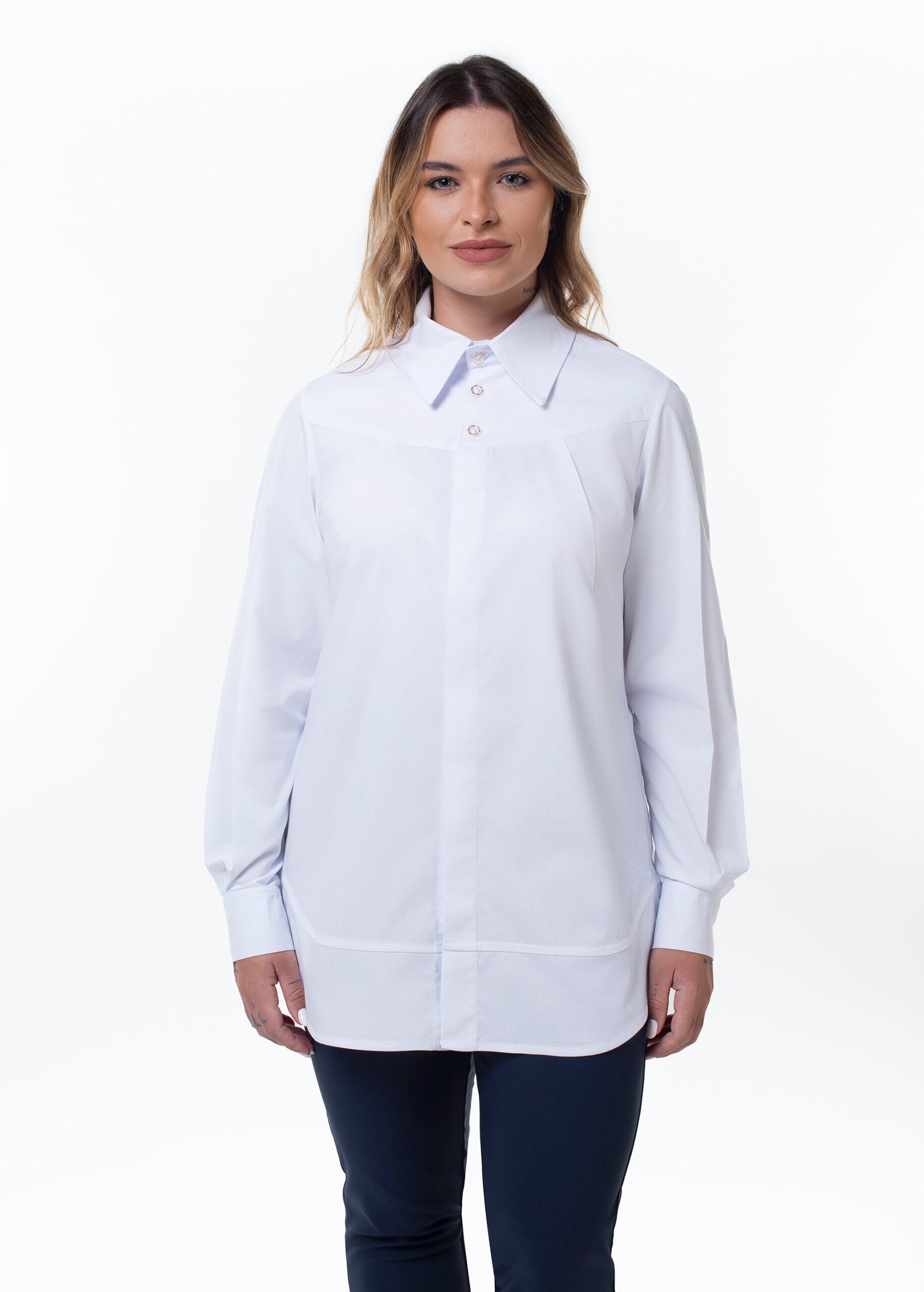 CAMISA MAXI ANELISE BARRA POSTIÇA.