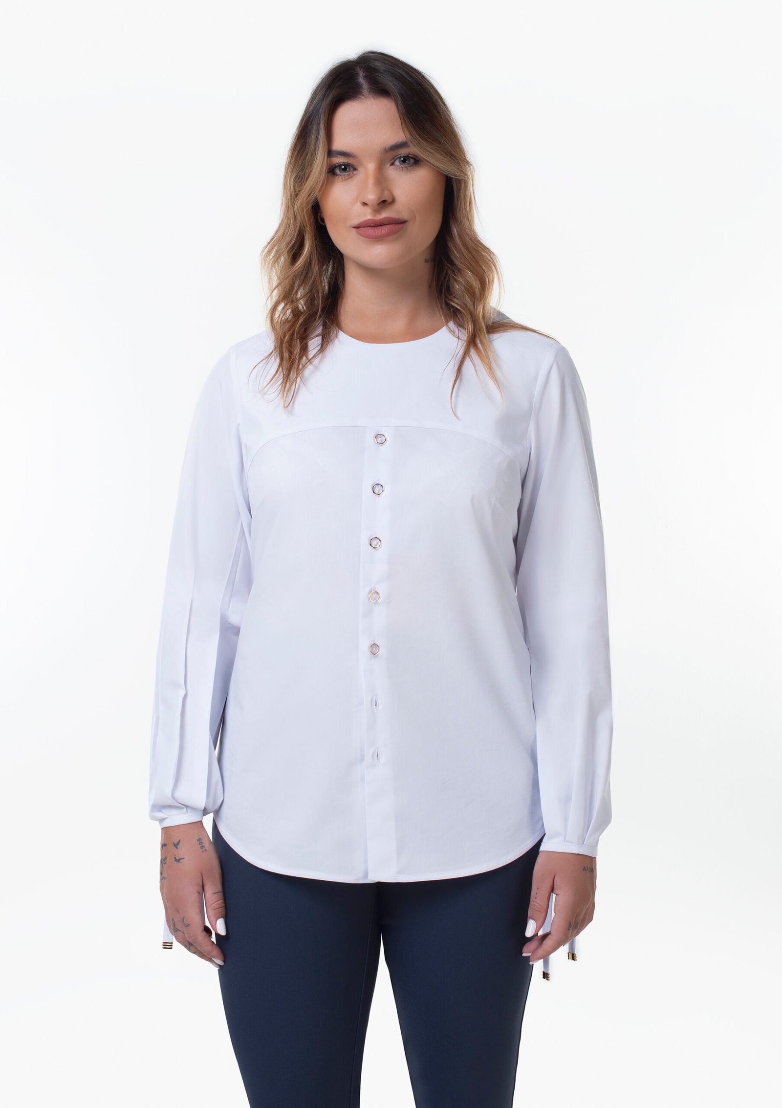 BLUSA RETRO COM PALA FRENTE E COSTAS – CM004