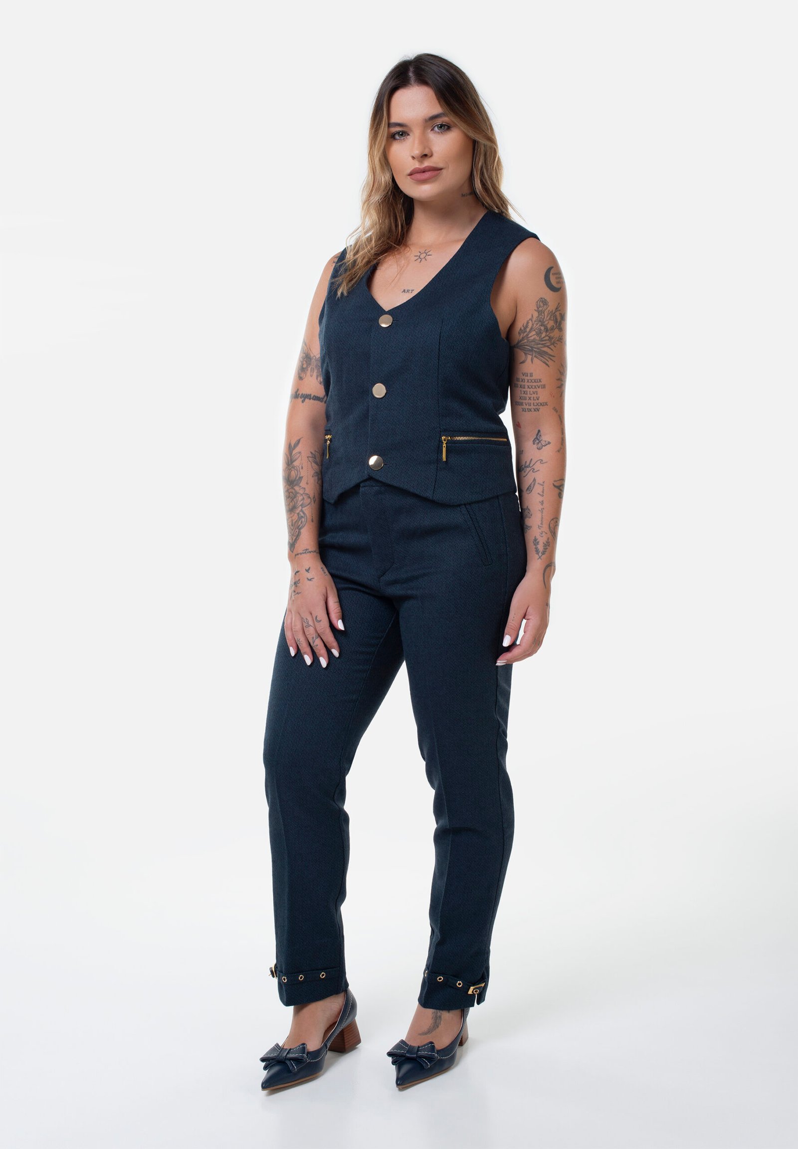 COLETE CLASSICO FORRADO LÃ – CL001