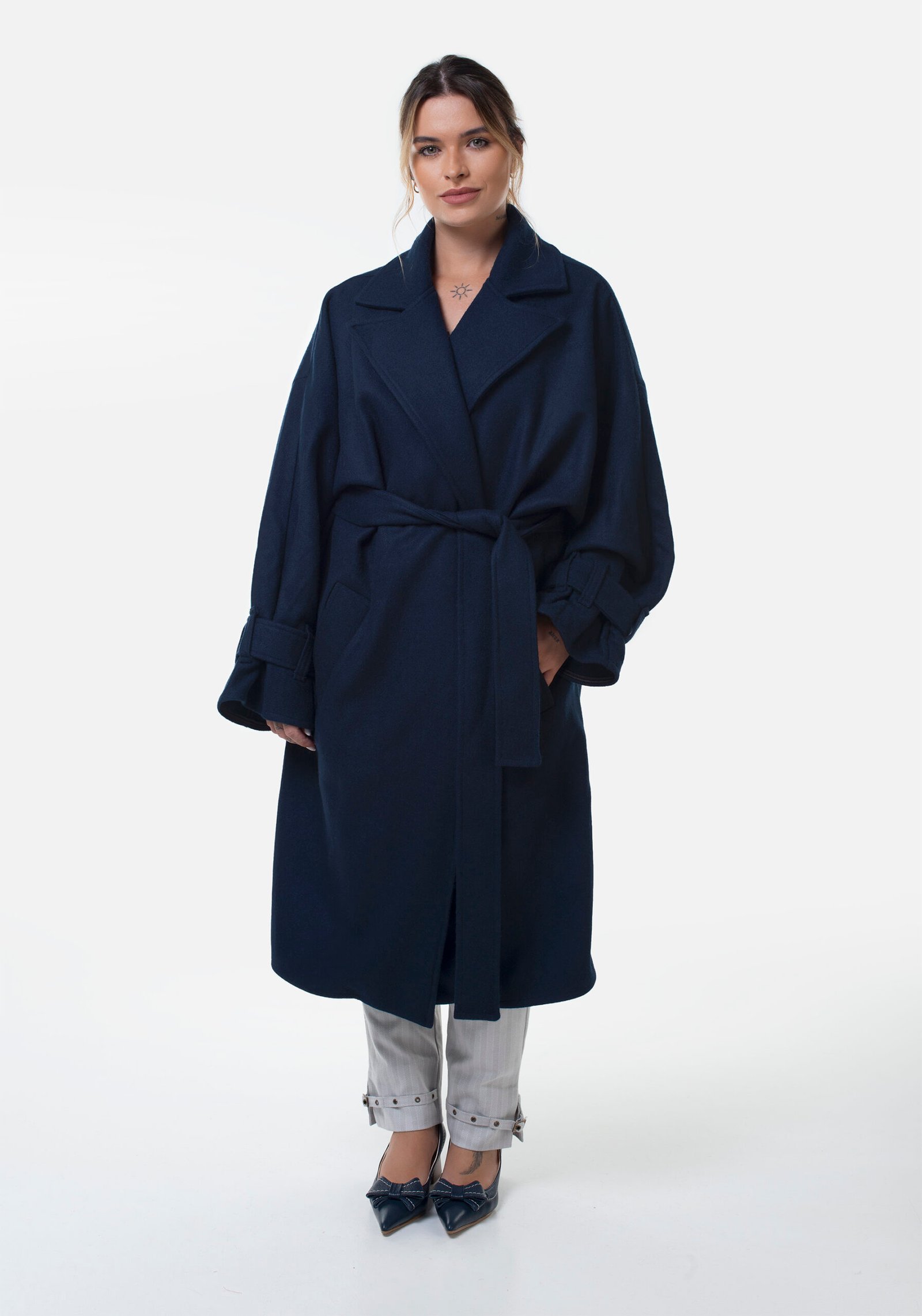 CASACO LÃ PATRICIA SEM FORRO-CS001