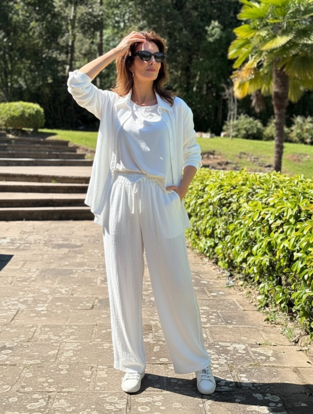 CALÇA BRIELLE PANTALONA BRANCO