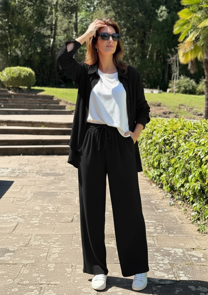 CALÇA BRIELLE PANTALONA PRETA