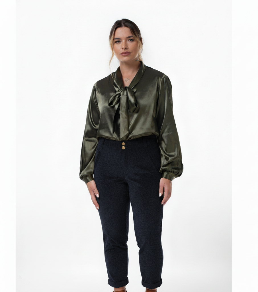 CALÇA CIGARRETE EM VELUDO COM ELASTANO- CA003 - Imagem 8