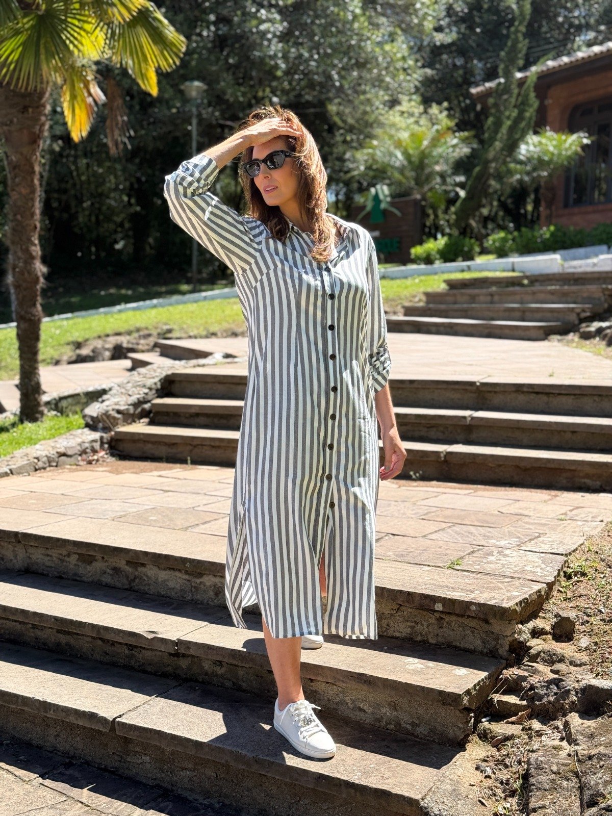 LORANNE LONGO MANGA LONGA MARTIN GALE MANGAS VISCOSE PLANA