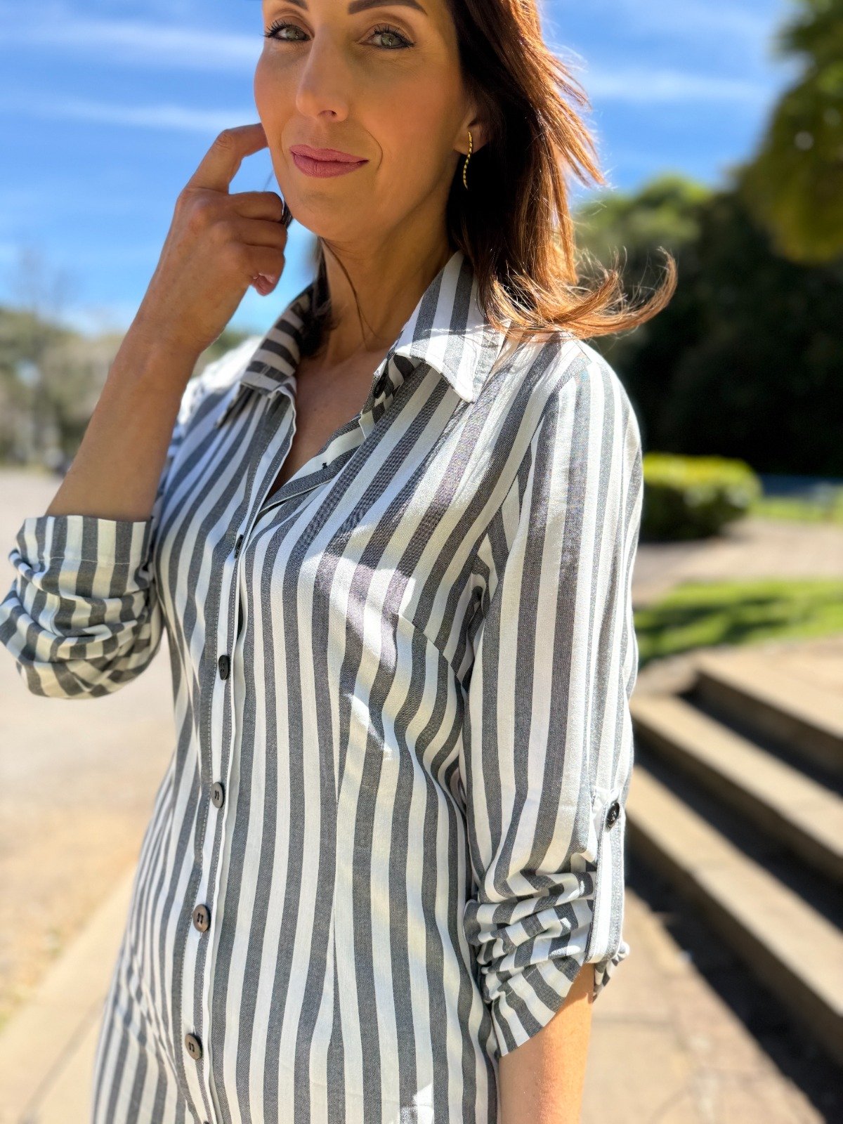 LORANNE LONGO MANGA LONGA MARTIN GALE MANGAS VISCOSE PLANA