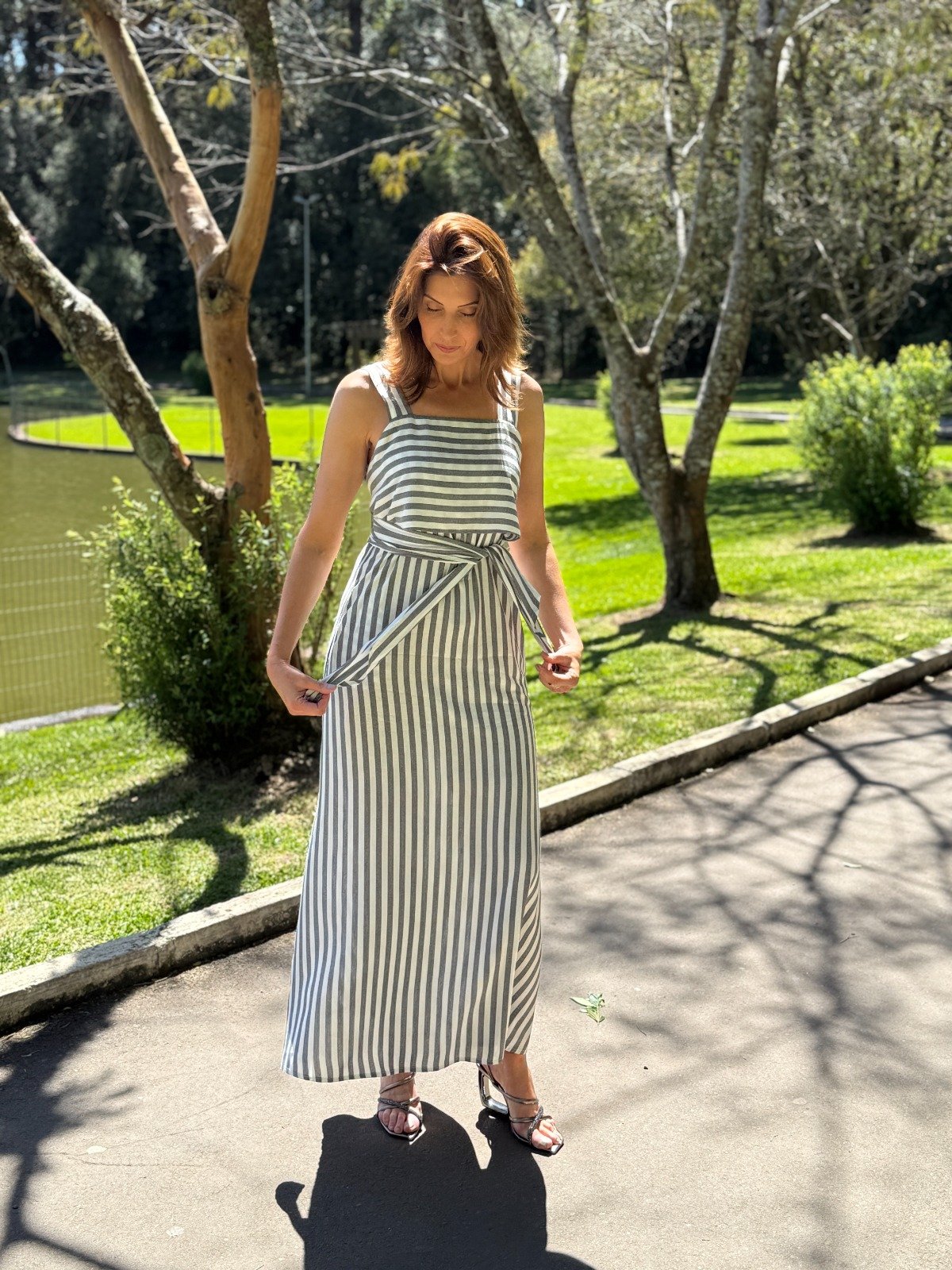 VESTIDO BOREAL LONGO EVASÊ